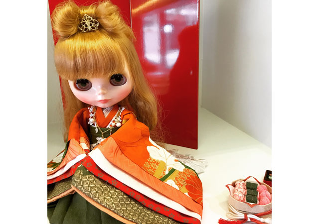 着物を着たブライスドールを展示 ブライスドール展in Kimono Modern 開催