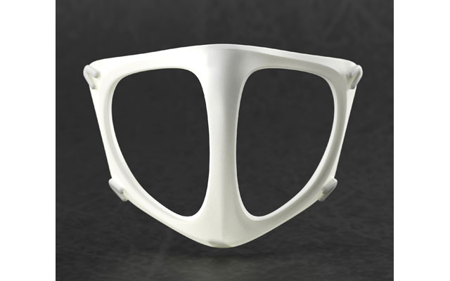 布マスクによる化粧崩れ防止に 3dプリント製 立体インナー 登場