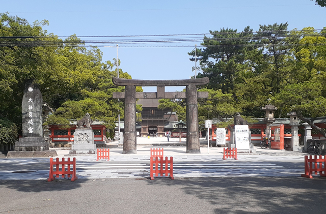博多三大祭りの一つ「筥崎宮 放生会」今年も参道の露店等の出店は中止