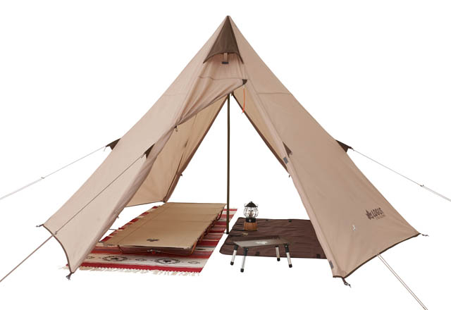 ロゴスから寝室とリビングスペースを確保できる、ソロキャンプにも最適な組立て簡単ワンポールテント登場