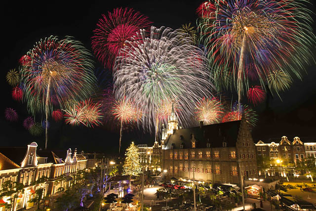 ハウステンボスのカウントダウンが2年ぶりに開催決定、8,000発の花火とスペシャルライブで希望に満ちた新年の幕開けを