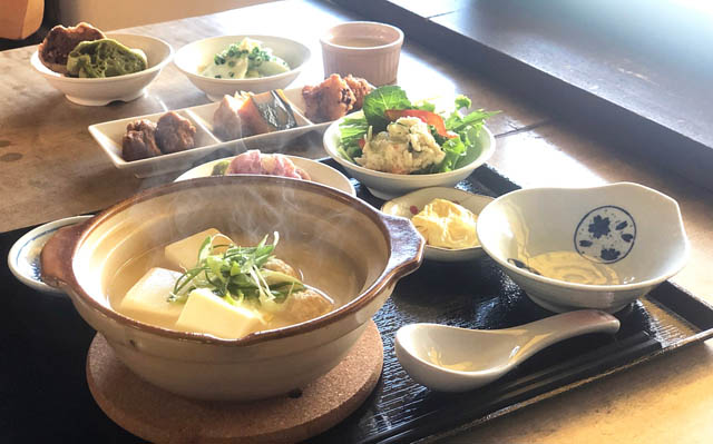 福岡と佐賀の県境にある五ケ山豆腐、季節のメニュー「豆乳鍋御膳」登場