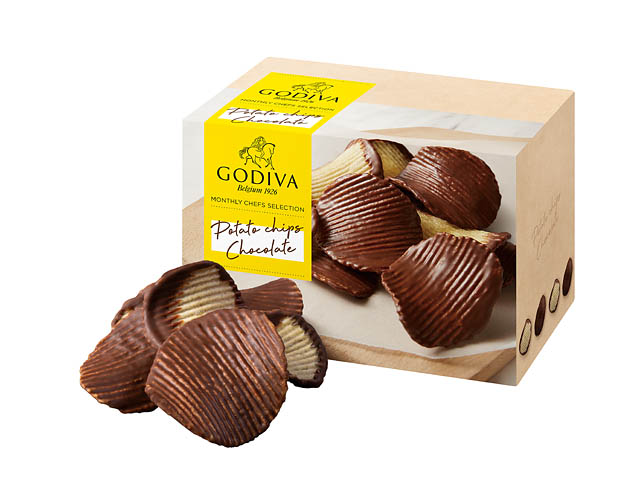 ゴディバ「ポテトチップス チョコレート」限定ショップにて数量限定発売へ