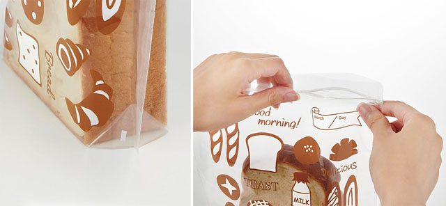 コジットから冷凍庫のニオイ・乾燥からパンを守る「パンのおうち 冷凍保存袋」登場