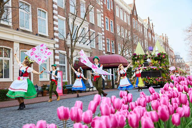100万本のチューリップが咲き誇る、ハウステンボス「～花の街の祝祭～ フラワーフェスティバル」開催へ