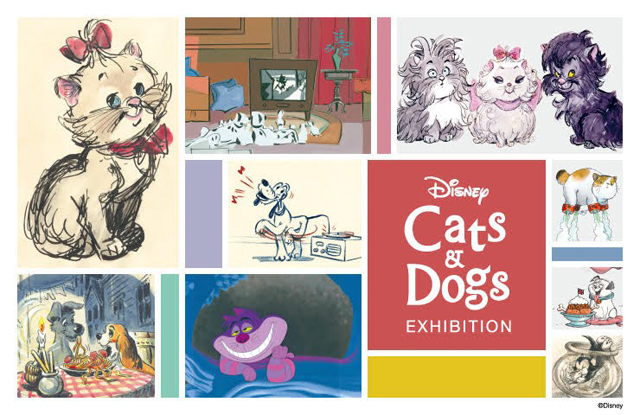 ディズニーの名作”犬と猫”をテーマにした展覧会「ディズニー キャッツ&ドッグス展」天神で開催！