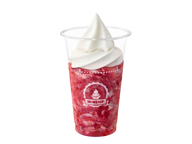 ミニストップから季節の人気商品「ハロハロ果実氷練乳いちご」発売へ