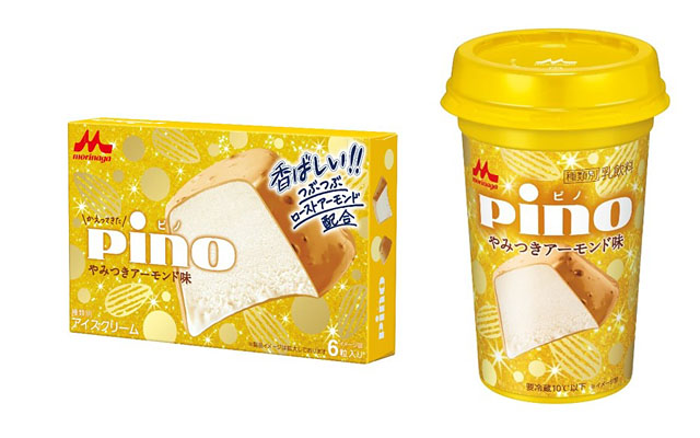 ピノ「やみつきアーモンド味」アイス＆ドリンク、コンビニ先行発売へ