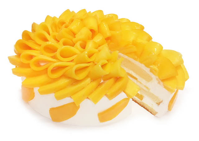 カフェコムサ、5月のショートケーキ日限定商品は「完熟マンゴーのケーキ」