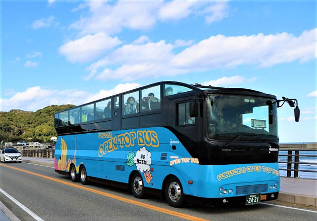 福岡オープントップバス「うみなか＆志賀島 まるっと満喫ツアー」実施へ