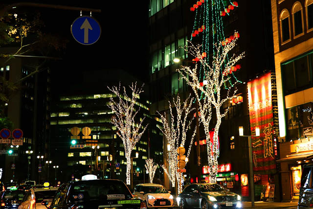 福岡クリスマスマーケットを彩るナカスキボウノヒカリ、満を持して点灯へ