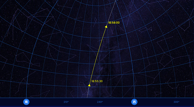 九州全域でチャンスあり、終夜を見上げて国際宇宙ステーション（ISS）を見よう