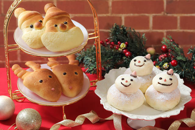 ハートブレッドアンティークから毎年恒例「サンタパン」などクリスマスにちなんだ3種が登場