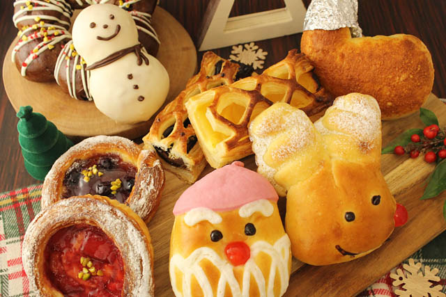 九州エリアは福岡と熊本、阪急ベーカリー「パンで彩るクリスマスフェア」開催