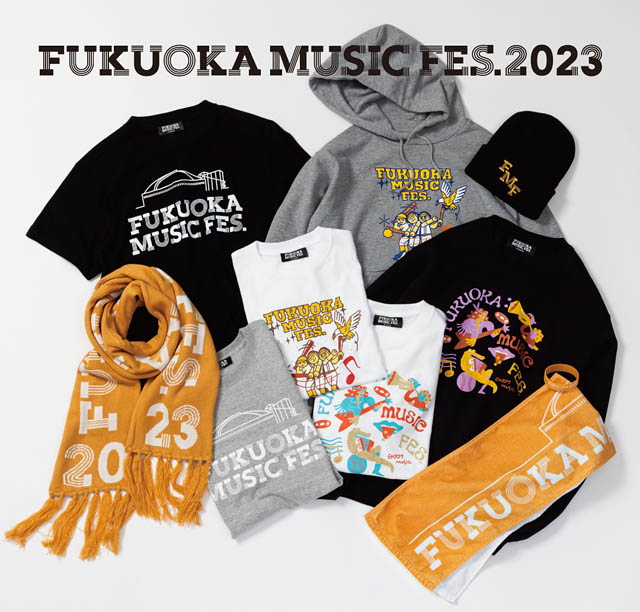 ビームス、国内最大級の屋内音楽フェス「FUKUOKA MUSIC FES.2023」オフィシャルグッズ製作を発表
