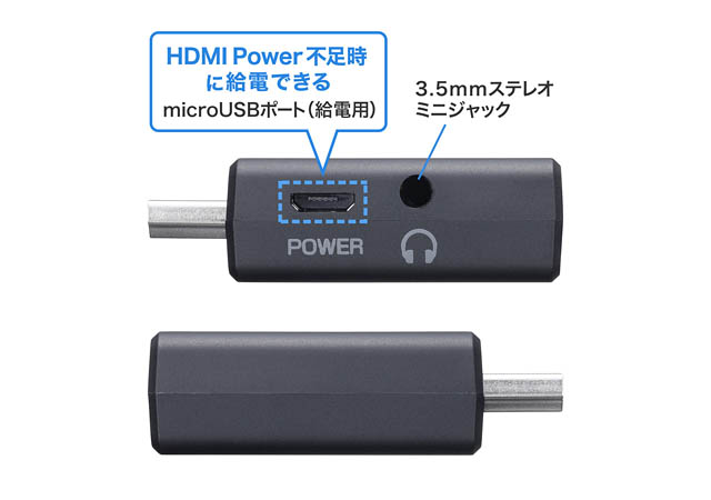 サンワサプライから「HDMIをVGA+3.5mmステレオミニジャックに変換できるアダプタ」登場