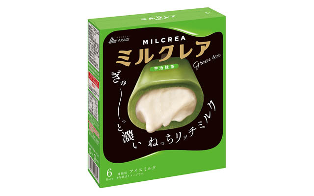ぎゅ～っと濃いねっちリッチミルクのミルクレア「チョコレート」と「宇治抹茶」新発売