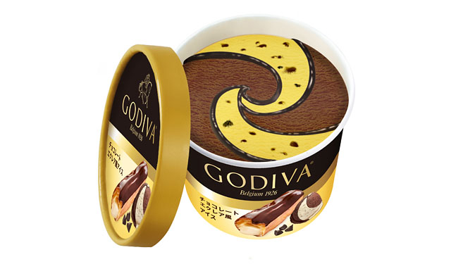 カップで楽しめるエクレア風味のアイスクリーム、ゴディバ カップアイス「チョコレートエクレア風アイス」発売へ