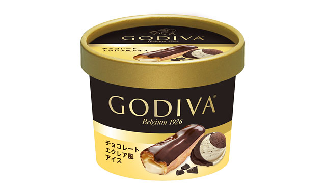 カップで楽しめるエクレア風味のアイスクリーム、ゴディバ カップアイス「チョコレートエクレア風アイス」発売へ
