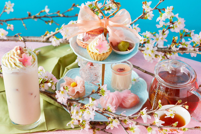 桜を使用した中華スイーツや点心が楽しめる、チャイナカフェ「桜のアフタヌーンティー」販売スタート！