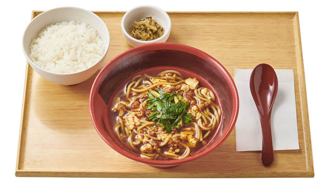 「辛うま麺(ごはん付)」790円　「辛うま麺（単品）」720円