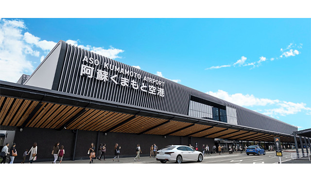 熊本地震からの創造的復興のシンボル、阿蘇くまもと空港 新旅客ターミナルビル 3月23日（木）オープン