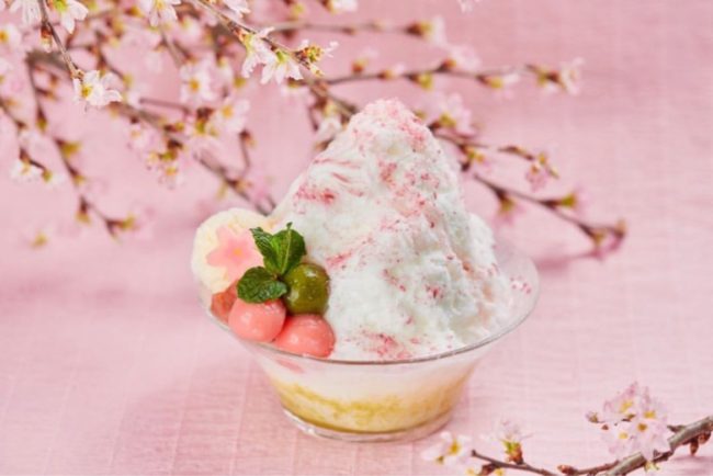 チャイナカフェから味が変化する桜のカキ氷「桜台湾雪花氷」販売開始！