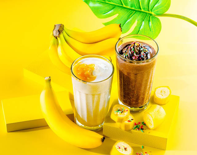 サンマルクカフェ、幅広い世代に親しまれている「プリン」と「バナナ」をテーマにした新商品が登場