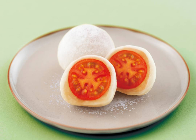 塩っぱくて甘い新感覚のソルティースイーツ、如水庵から季節の和菓子「塩トマト大福」販売開始！