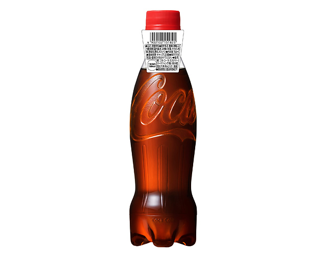 100％リサイクルPETを使用した「コカ･コーラ」 表示シール付きラベルレスボトル、店頭に登場