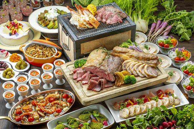 多彩な料理40種類が登場、ホテル日航福岡、土・日・祝日限定「初夏のグルメディナーブッフェ」開催へ