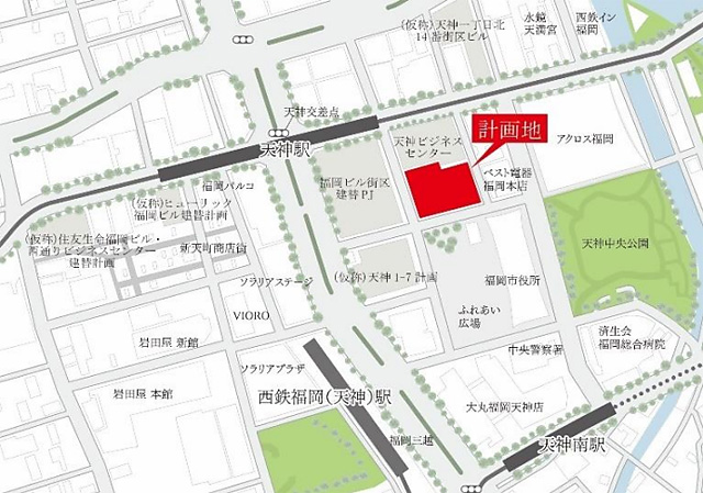 福岡地所が（仮称）天神ビジネスセンター2期計画の概要について発表