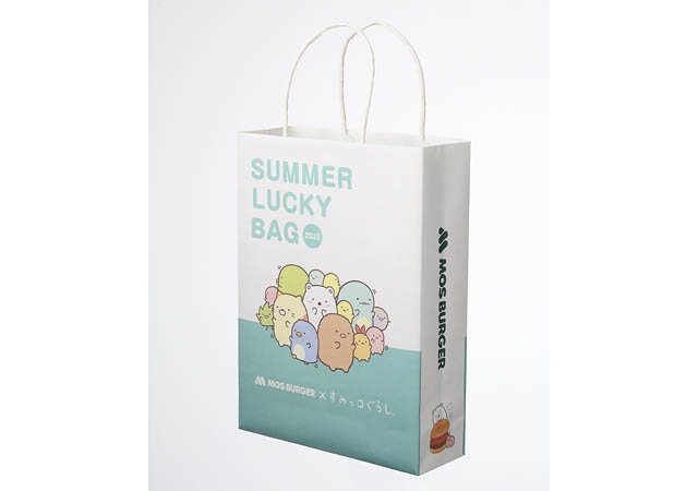 ひんやり夏をすごそう、がテーマの夏の福袋 モスバーガー×すみっコぐらし「サマーラッキーバッグ」発売へ
