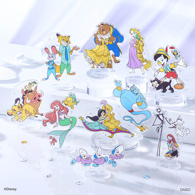 DAISO、ディズニー26作品から100キャラクターの商品を新発売