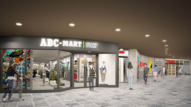 ABC-MART GRAND STAGE・ABC-MARTキャナルシティ オーパ店、リニューアルオープン