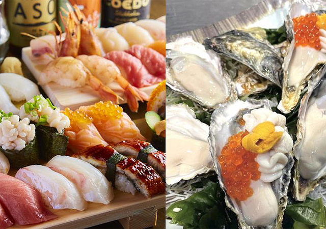 看板料理はお寿司と牡蠣「寿司酒場みるく 小倉店」11月23日オープン！