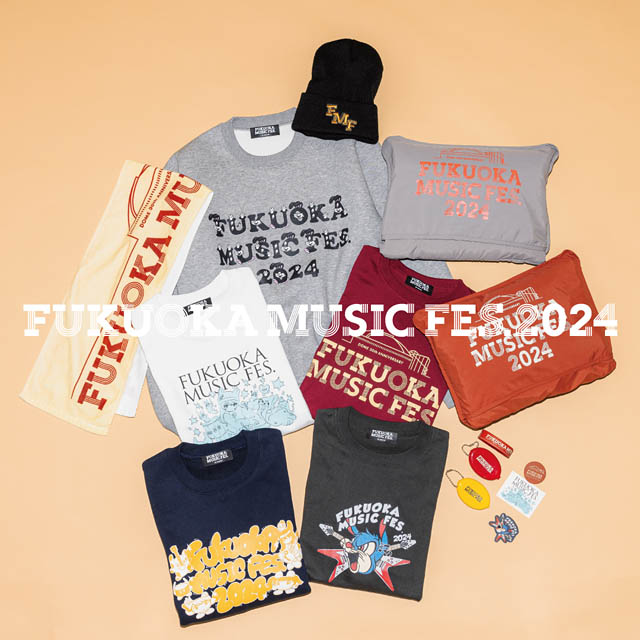 ビームス、国内最大級の屋内音楽フェス「FUKUOKA MUSIC FES.2024」アーティストを起用したオフィシャルグッズ制作
