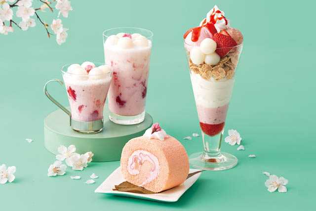 nana’s green tea 復刻！桜もちロールケーキと、桜の季節を楽しむ季節限定メニュー発売へ