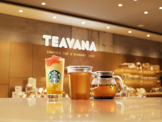 スターバックス ティー ＆ カフェ、春のような穏やかで優しい味わいの「TEAVANA™ ピーチ トランクイリティ」が主役のティービバレッジが登場