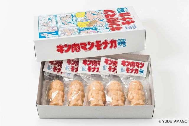 宇美町 和菓子店ひつじや×キン肉マン、最中「キン肉マンモナカ ミルクココア味」販売開始
