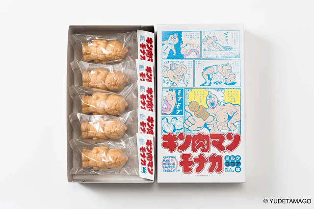 宇美町 和菓子店ひつじや×キン肉マン、最中「キン肉マンモナカ ミルクココア味」販売開始