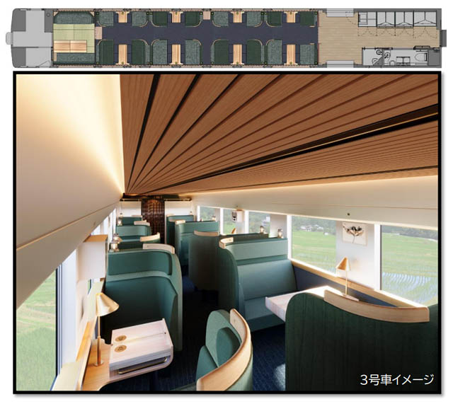JR九州、新D＆S列車 特急「かんぱち・いちろく」外観・内装・車両レイアウト・ロゴマーク公開