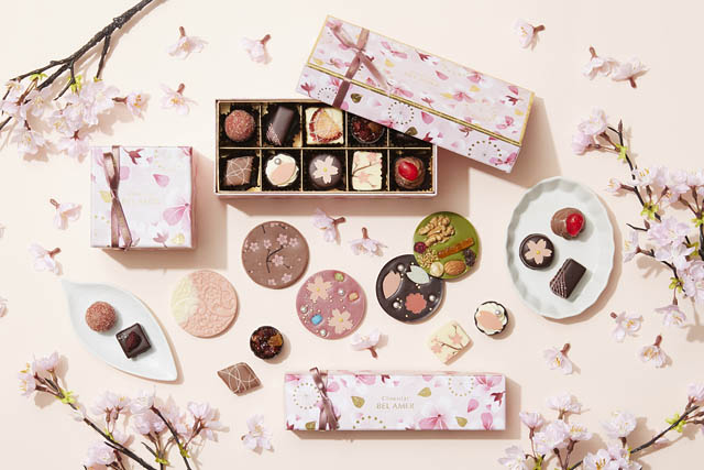 ショコラ専門店 ベルアメール 春をはこぶ、桜コレクションやパレショコラをクッキーで表現した限定焼菓子が登場