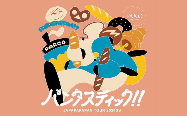 初の福岡開催が決定！パンタスティック!!「JAPAPAPAPAN TOUR 2024SS」全国のPARCO 4店舗を巡回
