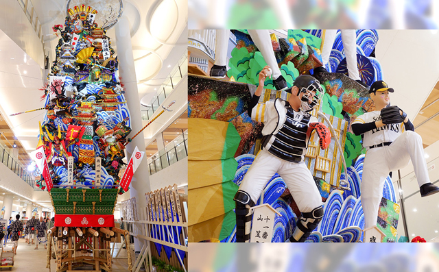 博多祇園山笠の飾り山「十番山笠 福岡ドーム」7月1日一般公開！