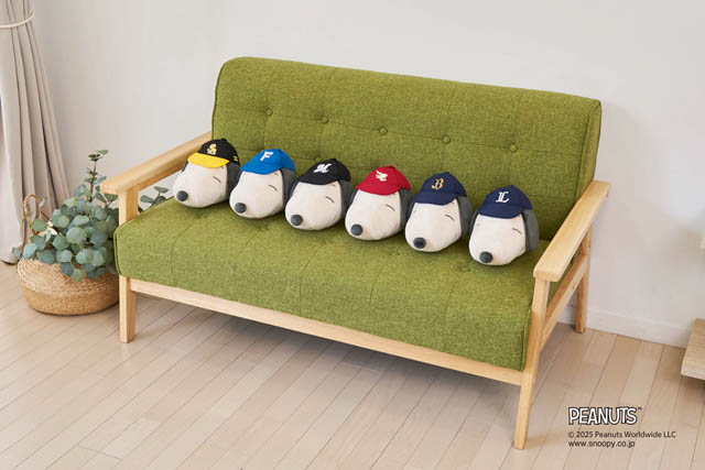 ミズノ×テレビ東京ダイレクト共同企画「パ・リーグ6球団 ダンベルボールボルレッチ スヌーピー」発売へ