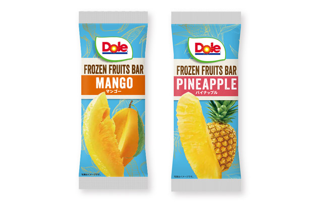 Doleから片手で楽しめるきりっと冷えた冷凍フルーツ「フローズンフルーツバー」今年もファミマから登場
