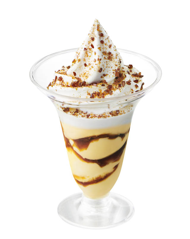 ミニストップ「夏のなめらかプリンパフェ／得盛プリンパフェ」登場