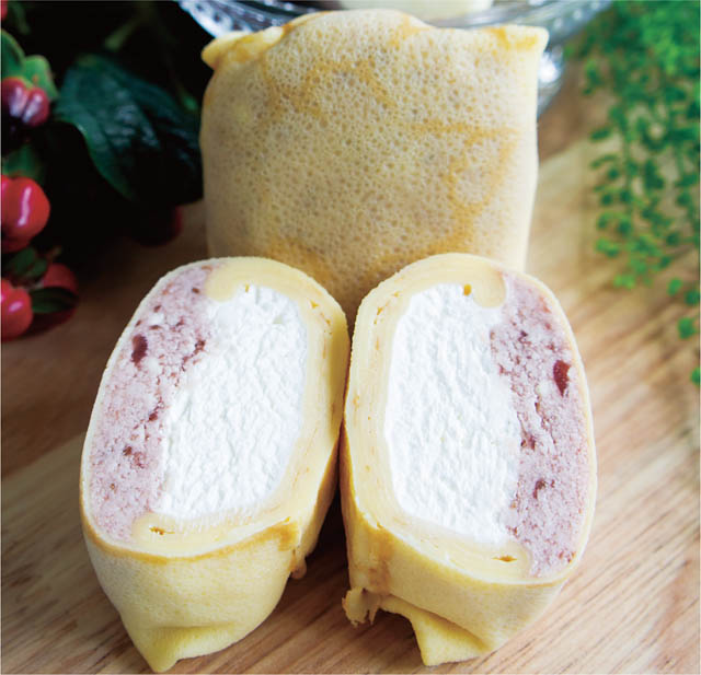 ミルクワークスから新商品「あまおう苺バター クレープ」福岡・佐賀の5つの直営店限定発売