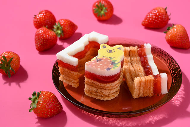 FUQUOKKA博多デイトス店 - あまおうゼリーとバウムが出会った新感覚スイーツ「かたぬきゼリーバウム」新登場